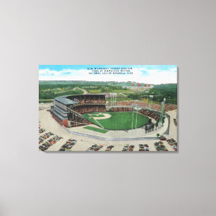 Toile Vue aérienne du stade du comté de New Milwaukee