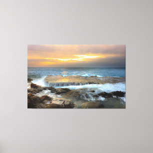 Toile Vue aérienne Photographie de Rocky Shore