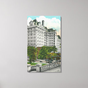 Toile Vue d'approche de capitol de bâtiment du téléph