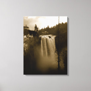 Toile Vue de cascade