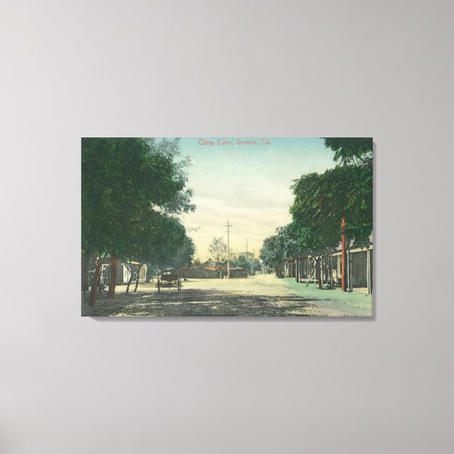 Toile Vue de ChinatownOroville, CA (Recto)