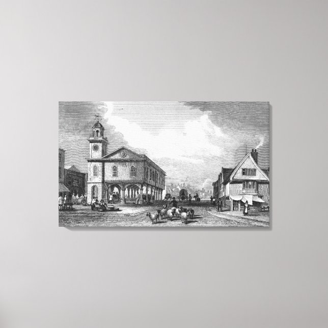 Toile Vue de Faversham, Kent, 1832 (Recto)