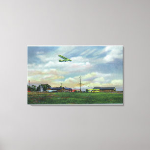 Toile Vue de gisement de planeur de colline de Harris,