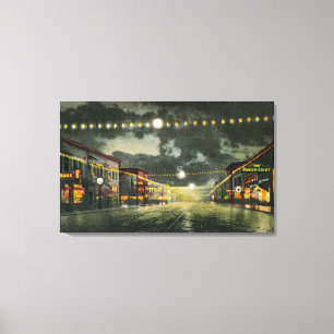 Toile Vue de Hewitt Avenue à la nuit