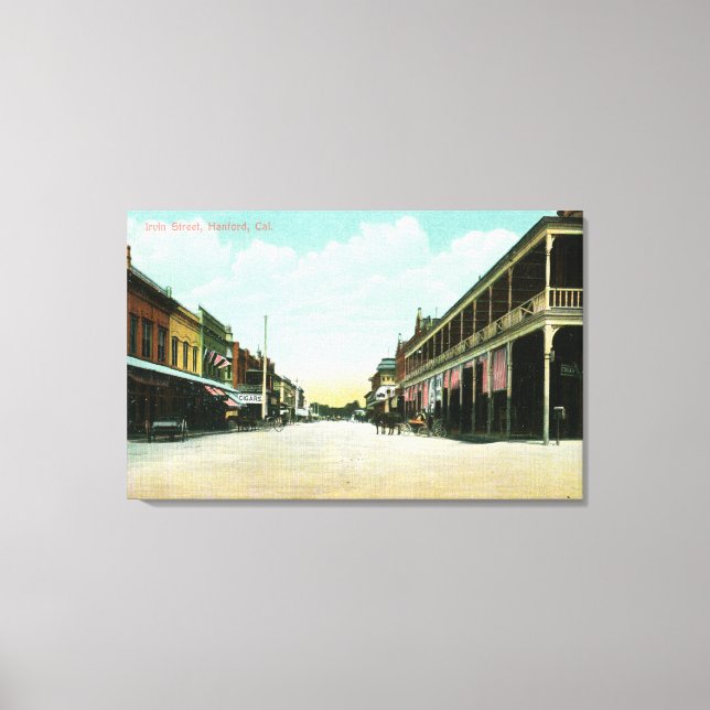 Toile Vue de Irvin StreetHanford, CA (Recto)