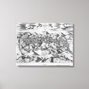 Toile Vue de Jérusalem, 1570 ?