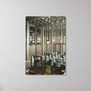 Toile Vue de la bibliothèque, établie 1897-99