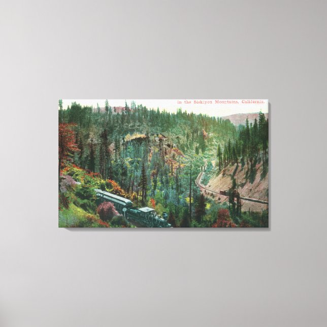 Toile Vue de la boucle ferroviaire (Recto)