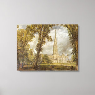 Toile Vue de la cathédrale de Salisbury (par John Consta