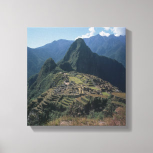 Toile Vue de la citadelle chez Machu Picchu