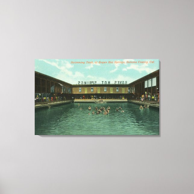 Toile Vue de la citerne (Recto)