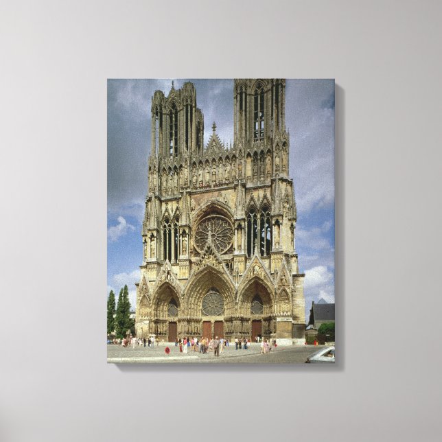 Toile Vue de la façade ouest (Recto)
