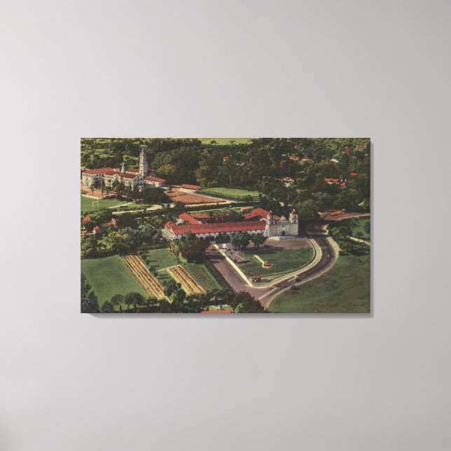 Toile Vue de la mission et du séminaire de St. Anthony (Recto)