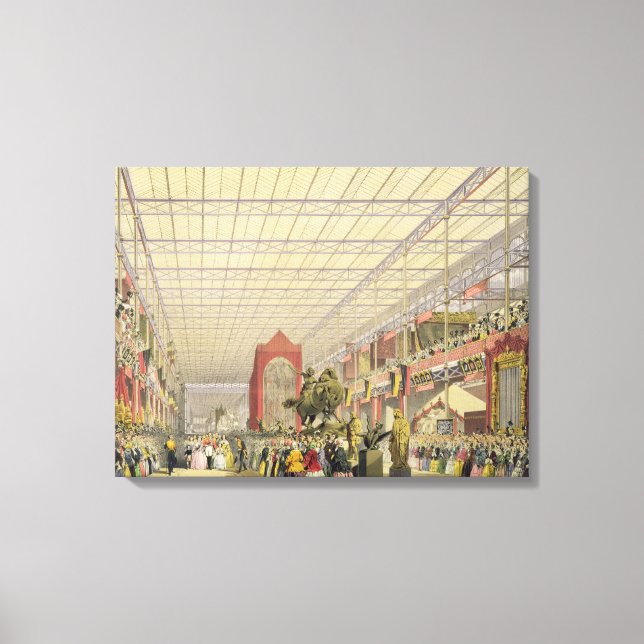 Toile Vue de la nef étrangère de la Grande Exposition o (Recto)