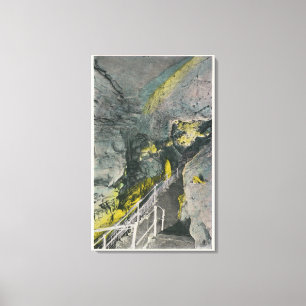 Toile Vue de la pagode chinoise dans le temple de Titan