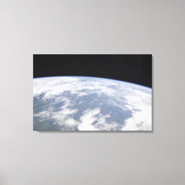 Toile Vue de la planète Terre depuis l'espace (Recto)