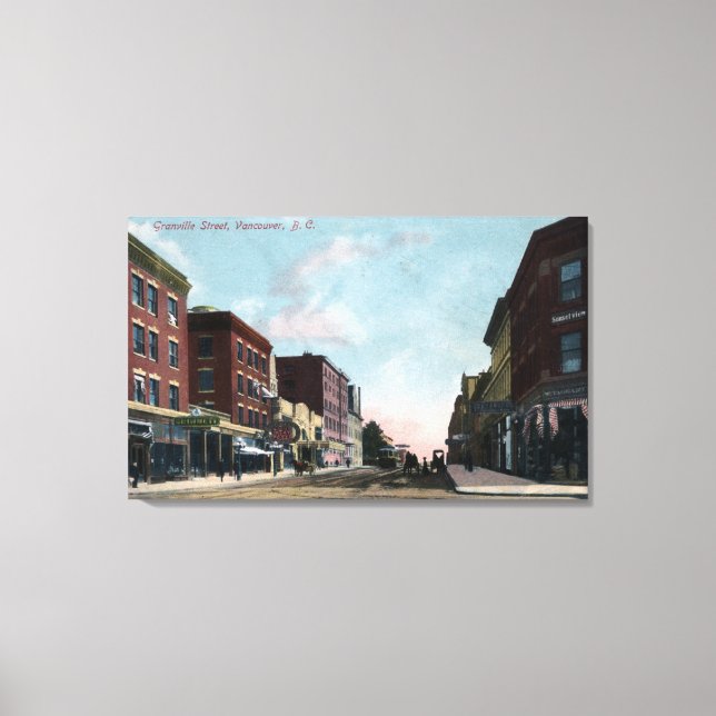 Toile Vue de la rue Granville (Recto)