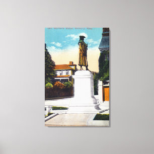 Toile Vue de la statue des terriers généraux