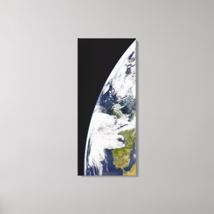 Toile Vue de la terre de l'espace