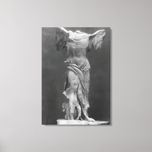 Toile Vue de la Victoire Samothrace au musée du Louvre
