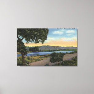 Toile Vue de lac pinto