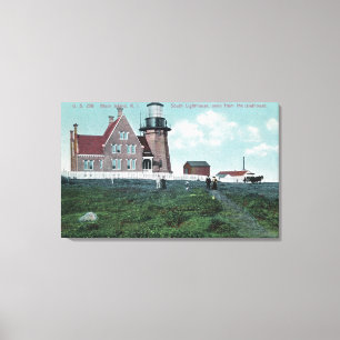 Toile Vue de Landhouse du phare du sud