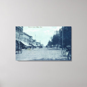 Toile Vue de l'avenue MontanaBillings, MT