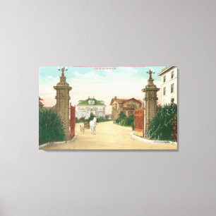 Toile Vue de l'entrée à la terrasse de Presidio