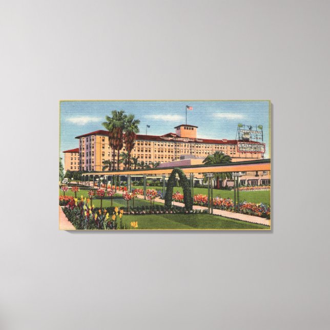 Toile Vue de l'hôtel Ambassador (Recto)