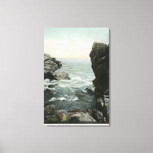 Toile Vue de l'île Bakers, Gulch de baleines