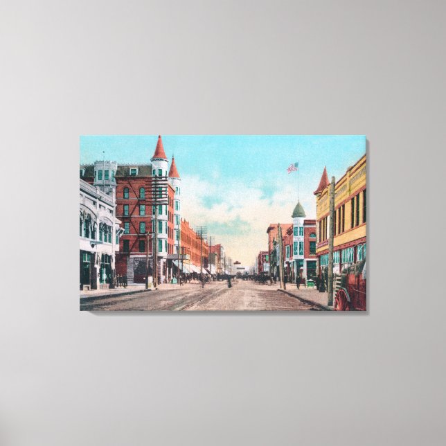 Toile Vue de Main StreetBoise, ID (Recto)