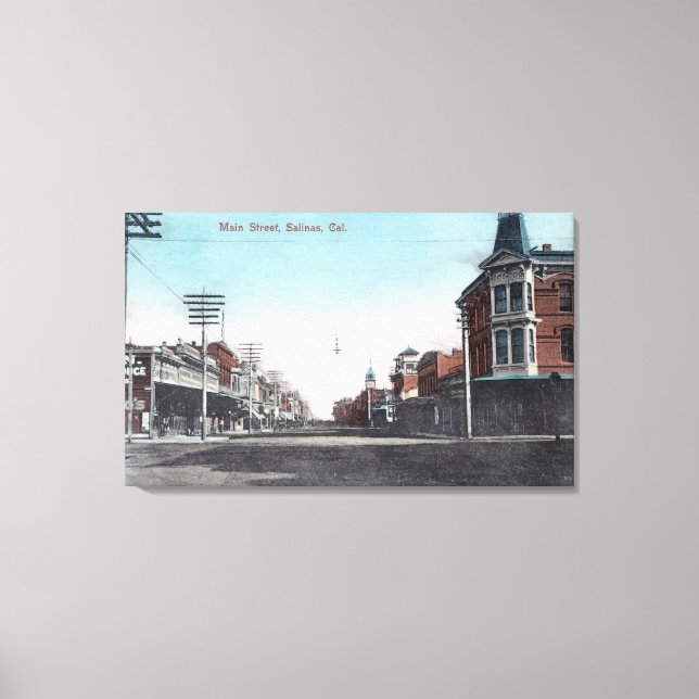 Toile Vue de Main StreetSalinas, CA (Recto)