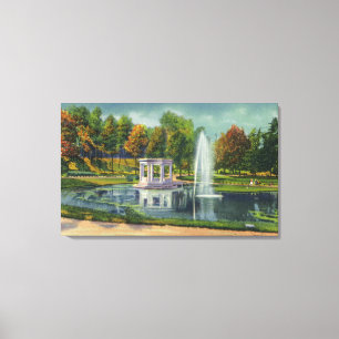 Toile Vue de mémorial de guerre de parc du congrès