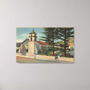 Toile Vue de mission San Buenaventura