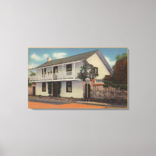 Toile Vue de Monterey, la Californie de vieille station