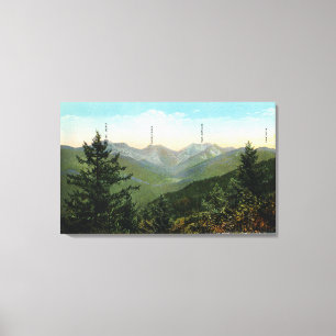 Toile Vue de Mt. Marcy, Saddleback, dent de scie