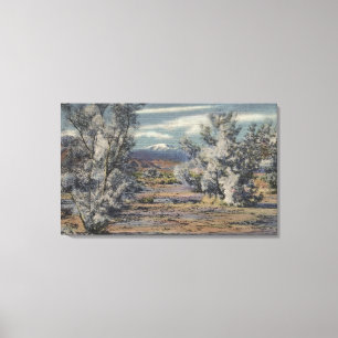 Toile Vue de Mt. San Gorgonio et Palm Springs