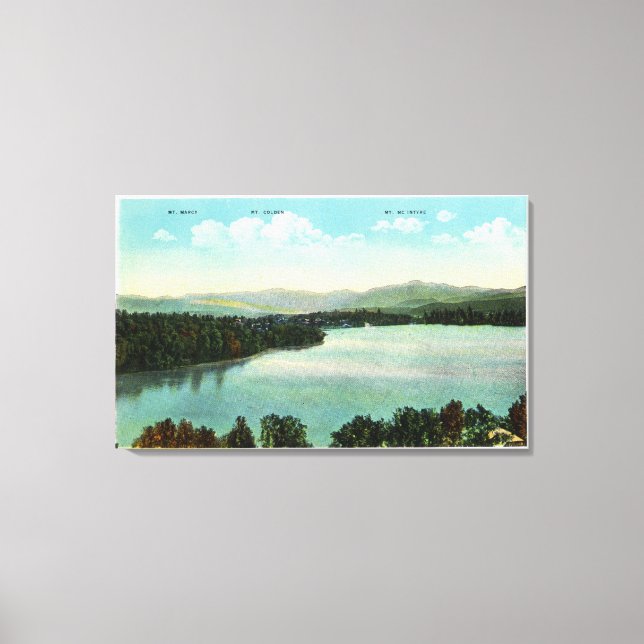 Toile Vue de Mts. Marcy, Colden et McIntyre (Recto)