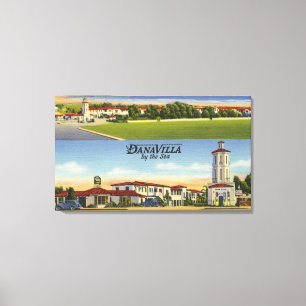Toile Vue de Par-le-Mer de villa de Dana