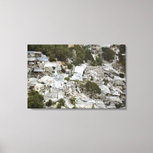 Toile Vue de Port-au-Prince, Haïti