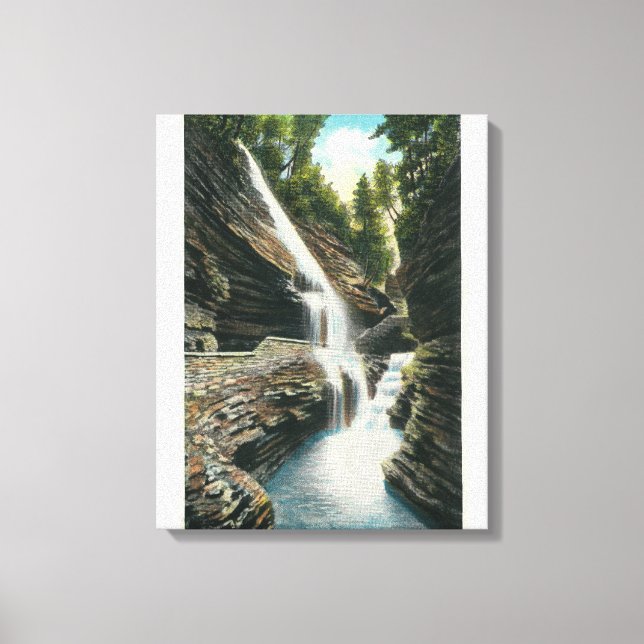 Toile Vue de Rainbow Falls (Recto)