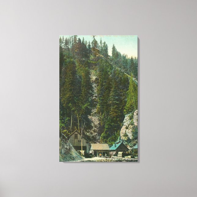 Toile Vue de Shasta King MineKennett, CA (Recto)