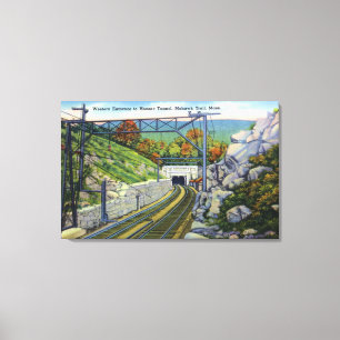 Toile Vue de traînée de Mohawk de W. Entrance à Hoosa