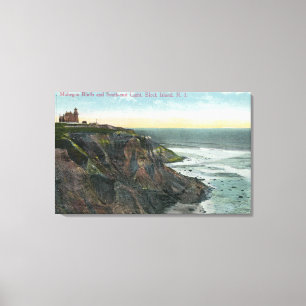 Toile Vue des falaises de Mohegan et du sud-est