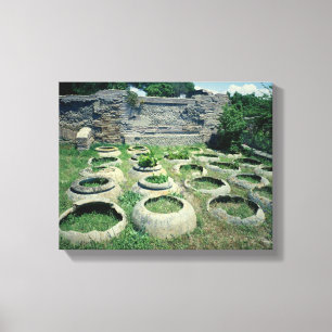 Toile Vue des magasins