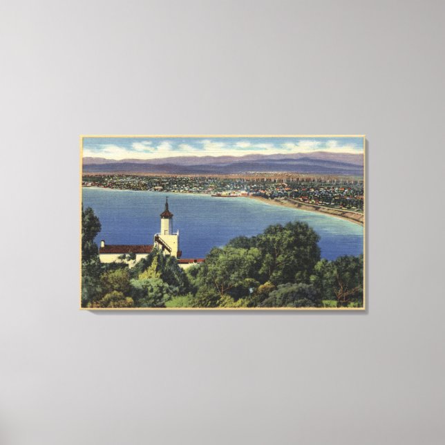 Toile Vue des plages de Redondo & Hermosa (Recto)