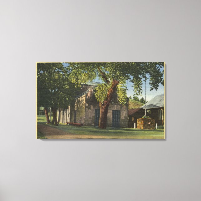 Toile Vue du bureau de l'Express Adams (Recto)