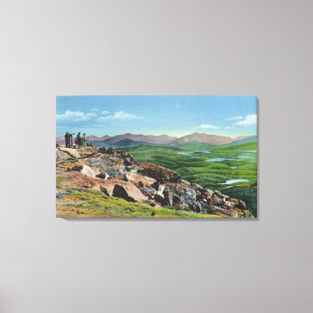 Toile Vue du chemin Whiteface Memorial (Recto)