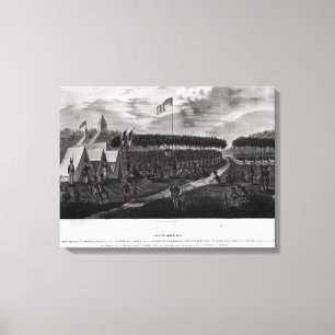 Toile Vue du grand traité tenu à Prairie du