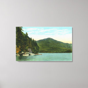 Toile Vue du mont Whiteface de l'île Moose